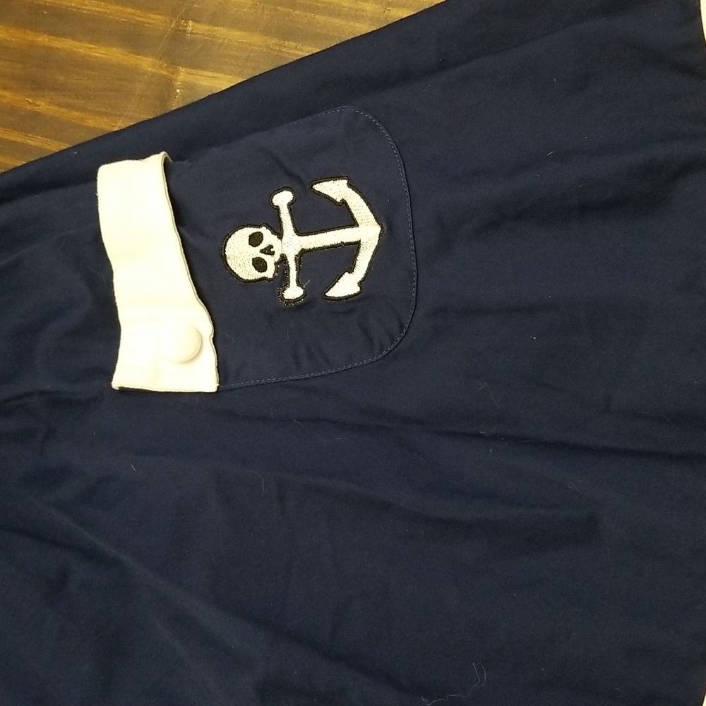 Hell Bunny Vixen Nautical Sailer Cosplay Dress Small - Picture 4 of 7